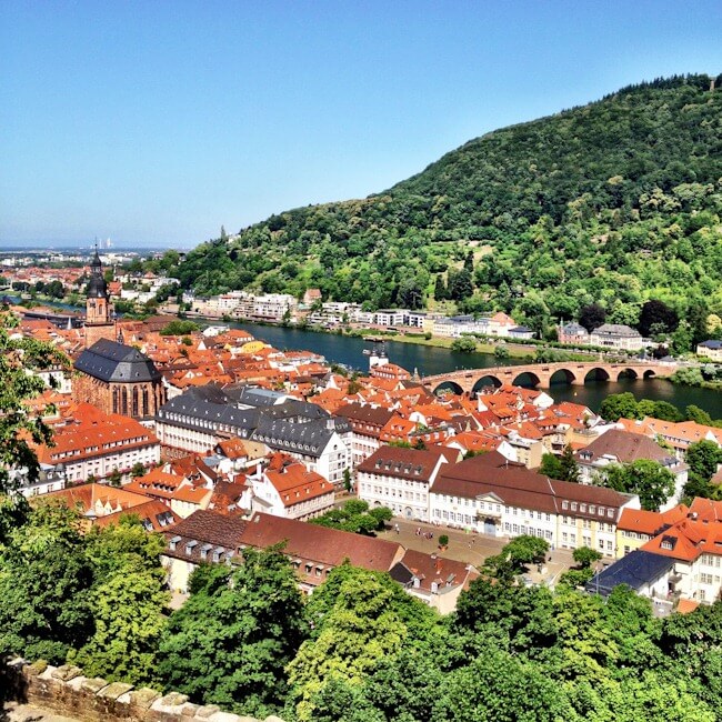 Overlooking Heidelberg