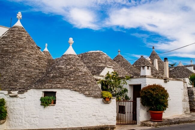 The Conical Roof of Italy's Stone Trulli Buildings The Conical Roof of Italy's Stone Trulli Buildings