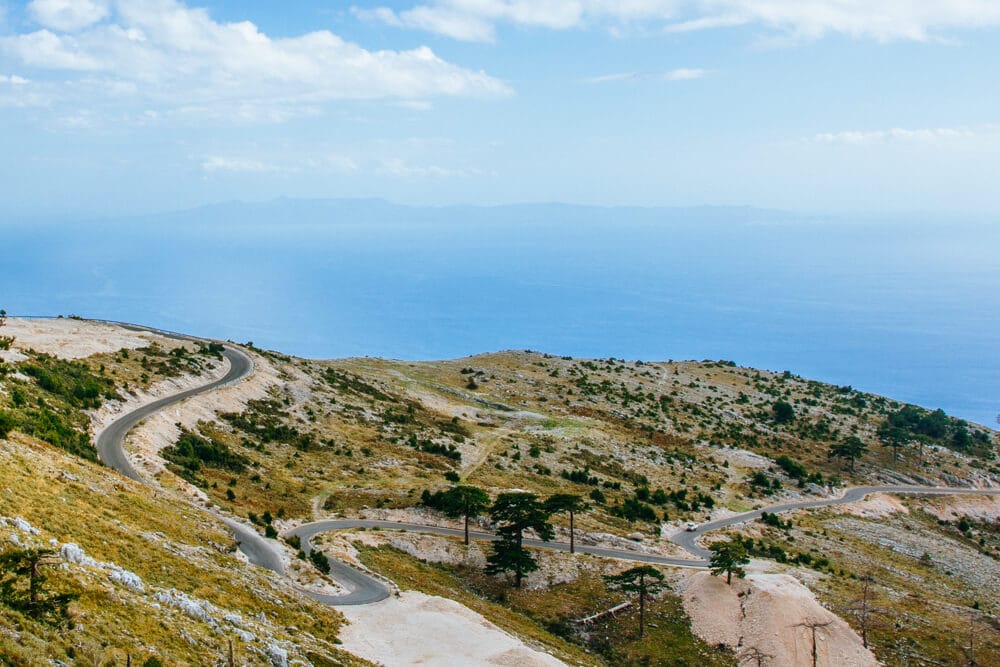 Winding Road on the Llogara Pass