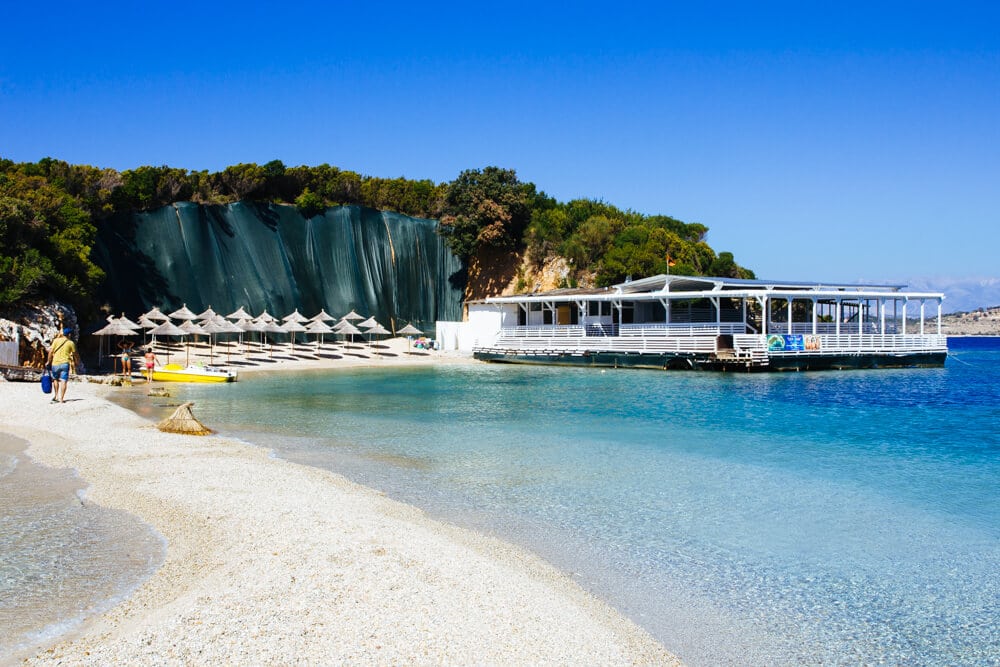 Ksamil Island at the End of the Tourist Season