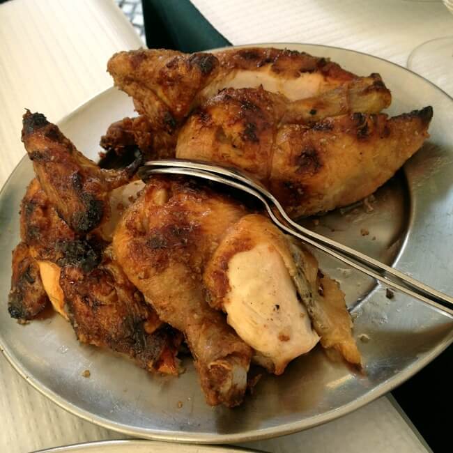 Piri piri Portuguese chicken: It tastes better than it looks.