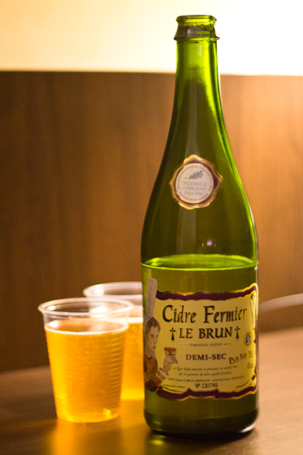 Drinking Sweet Cider in Lille Drinking Sweet Cider in Lille