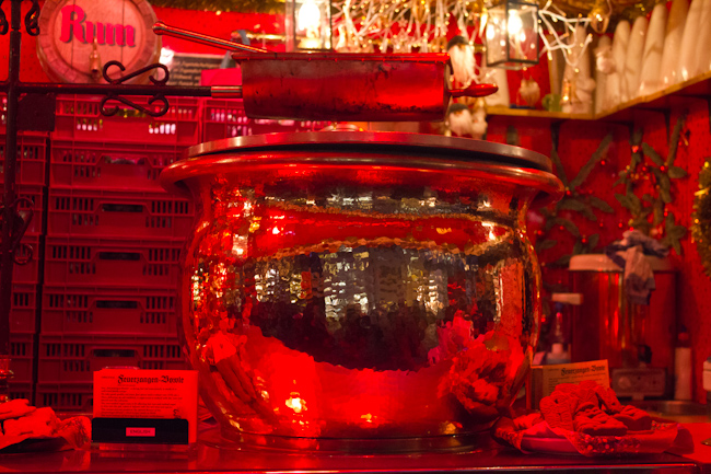 Feuerzangenbowle: Mulled wine, rum and sugar.