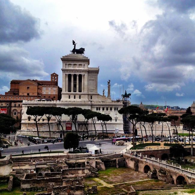 The Victor Emmanuel II Building in Rome The Victor Emmanuel II Building in Rome