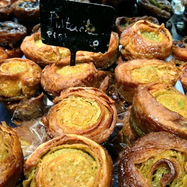 Pistachio Kouignettes at Georges Larnicol Pistachio Kouignettes at Georges Larnicol