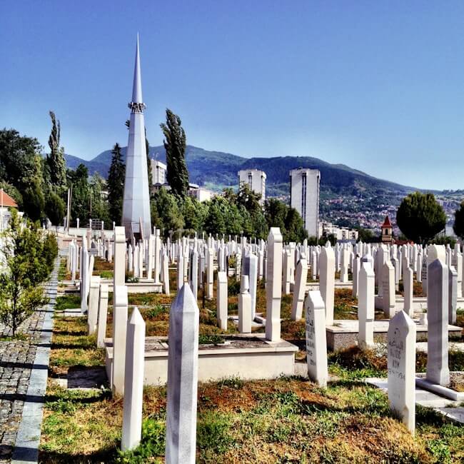 War Cemetery in Sarajevo