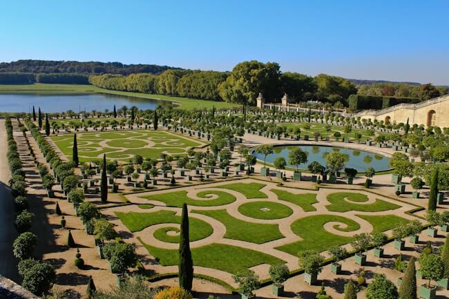 Garden of Versailles near Paris