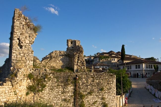 UNESCO listed Berat Castle UNESCO listed Berat Castle