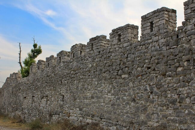Berat Castle Walls in Albania Berat Castle Walls in Albania