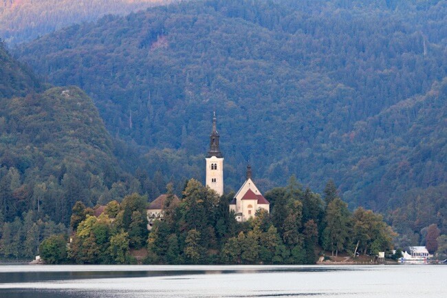 Bled Island in the Early Morning