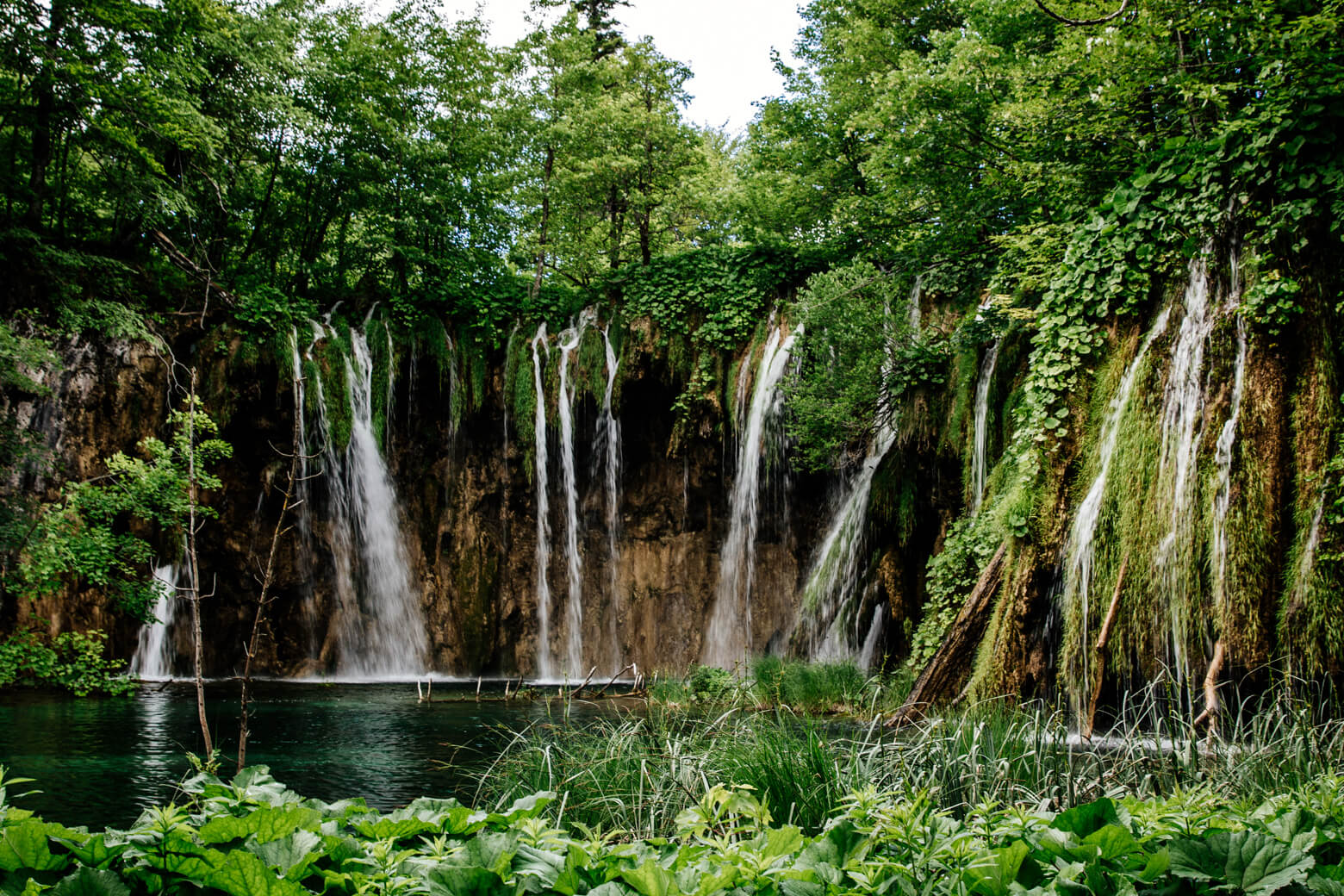 Waterfall Along Plitvice Trail C