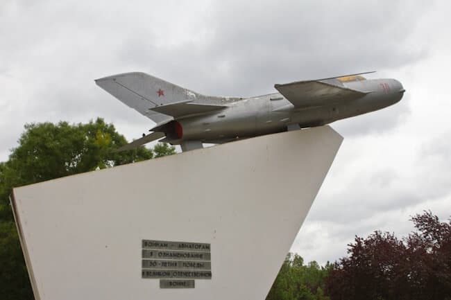 Russian MiG Jet Fighter in Transnistria