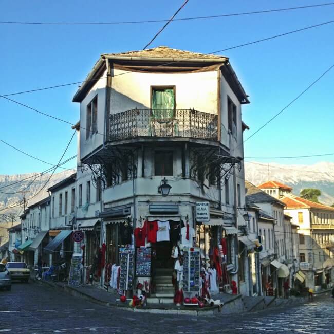 Gjirokastra near Lazarat Albania Gjirokastra near Lazarat Albania