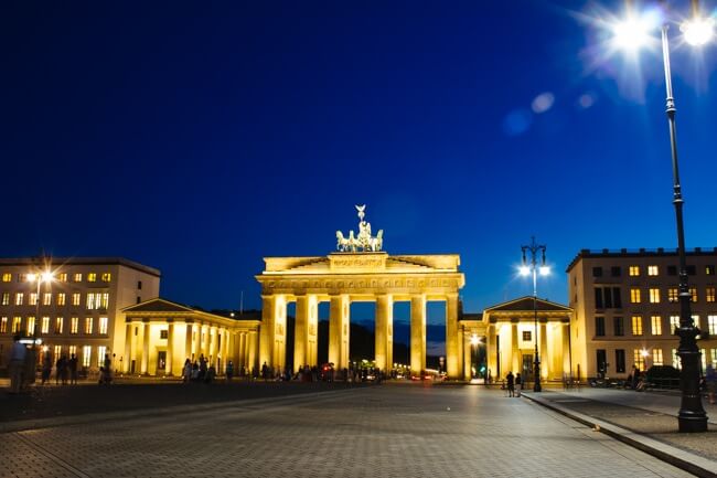 First stop in Berlin - the Brandenburg Gate