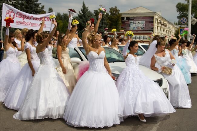 Russian Brides on Parade