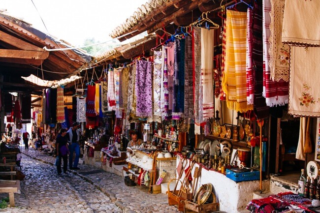 Old Ottoman Bazaar in Kruja Old Ottoman Bazaar in Kruja
