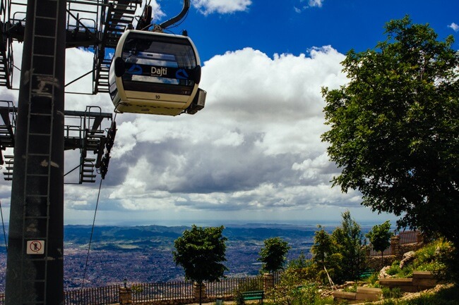 Dajti Express Cable Car in Tirana Dajti Express Cable Car in Tirana