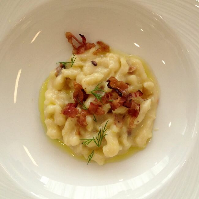 This is not vegetarian Halušky This is not vegetarian Halušky