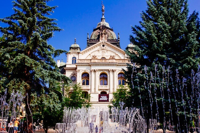Musical Fountain in Kosice Musical Fountain in Kosice
