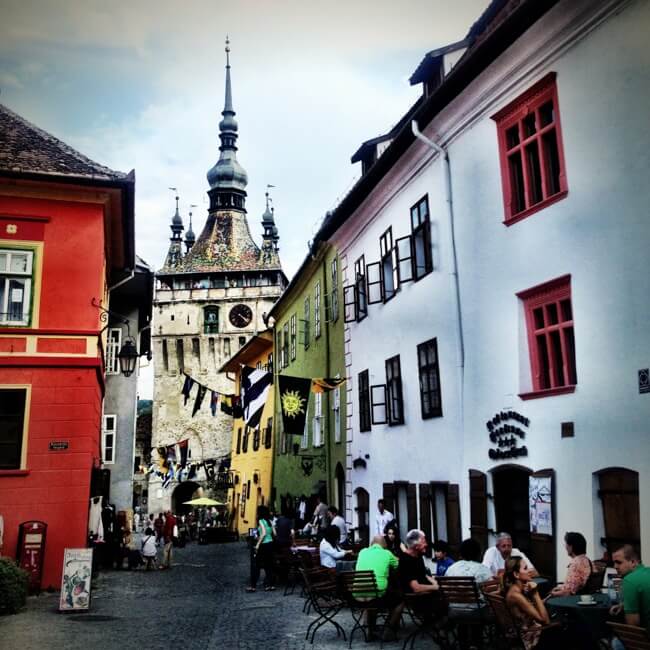 Sighisoara Romania in August Sighisoara Romania in August