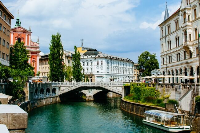 River Ljubljanica in Slovenia's Capital River Ljubljanica in Slovenia's Capital