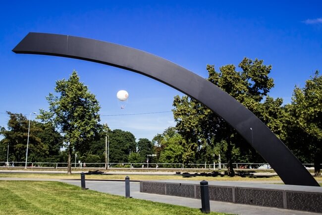 Part of the MS Estonia Memorial in Tallinn