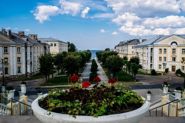 Stalinist Architecture in Sillamae Stalinist Architecture in Sillamae