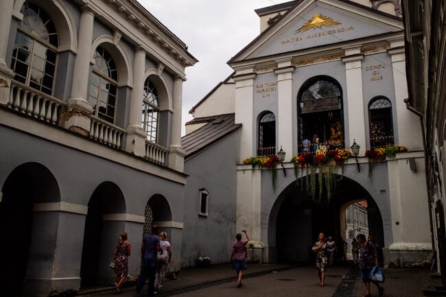 The VERY religious Gates of Dawn in Vilnius