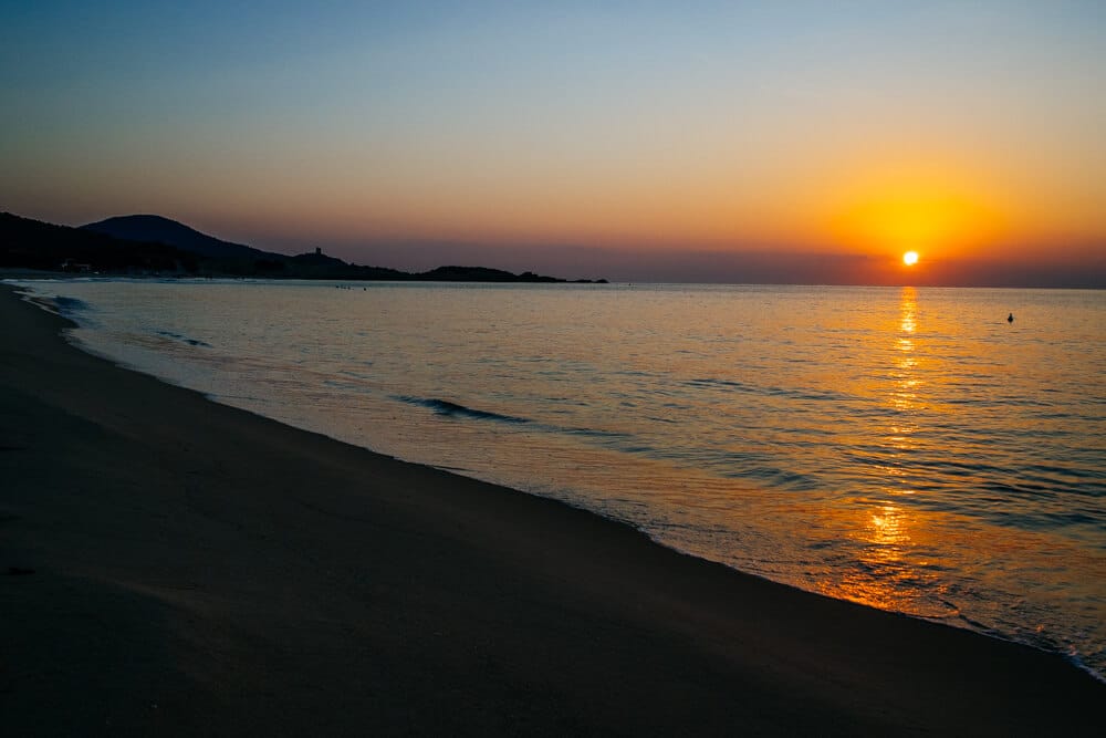 Sunrise in Southern Sardinia