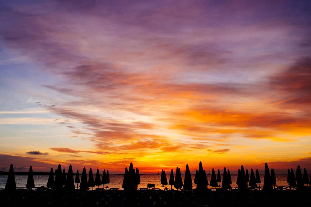 Awesome Colourful Sunset on my Final Day in Sardinia