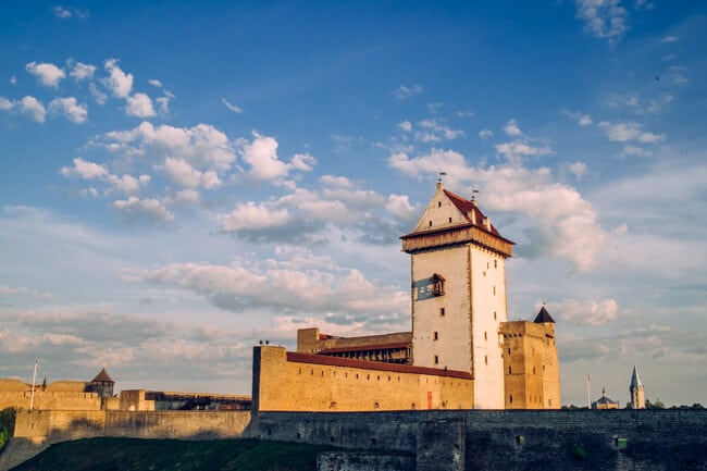 Hermann Castle on the Estonian Border