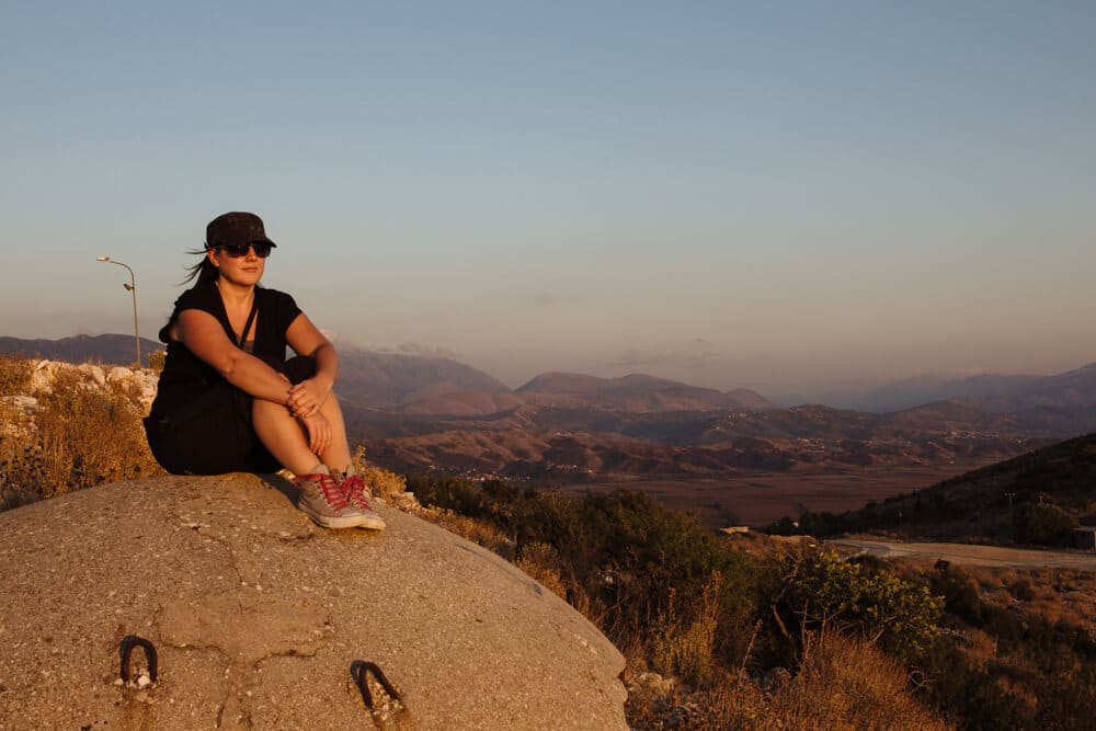 Watching the Sunset on Top of a Bunker