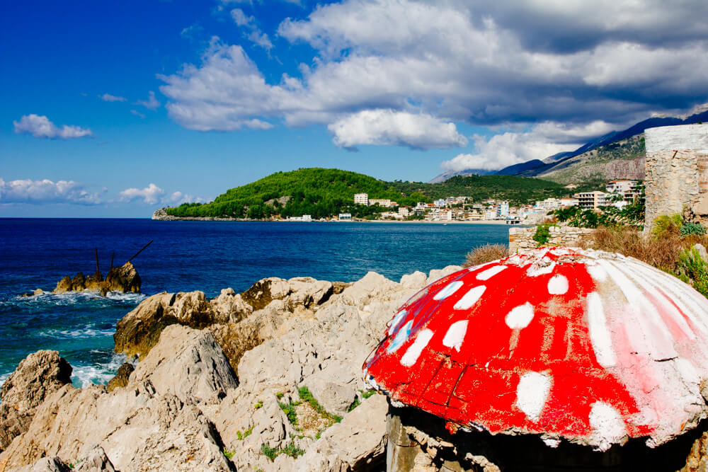 Mushroom Bunker in Himara