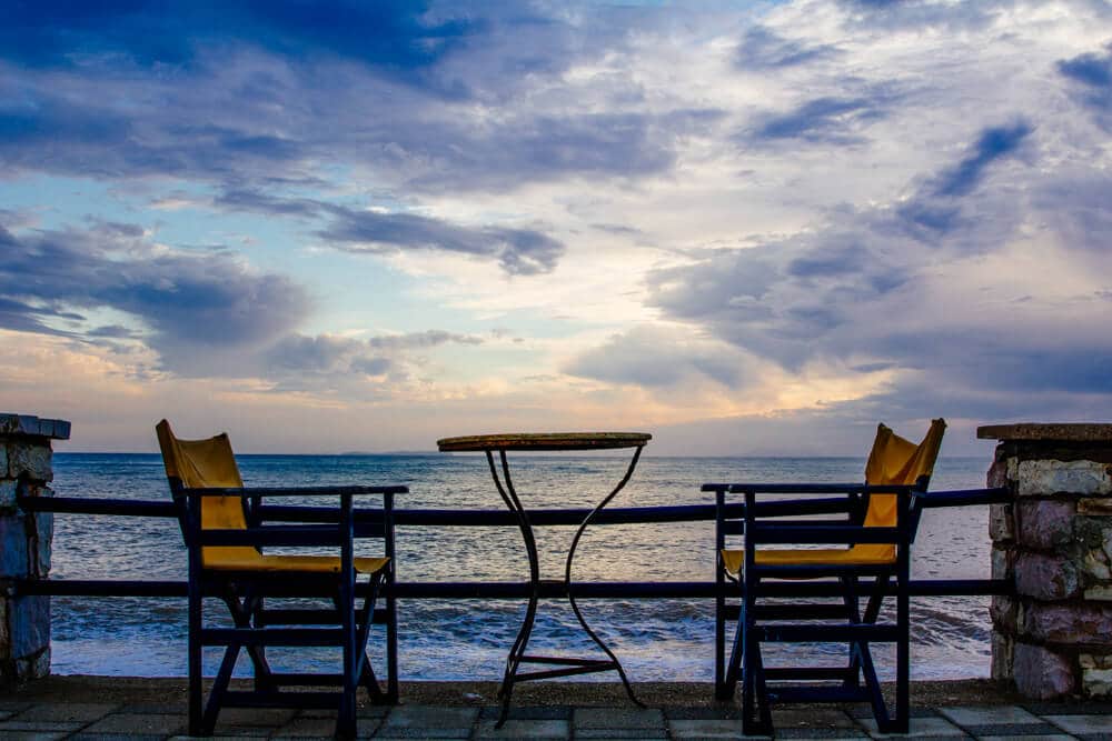 Stormy Sunset in Himara