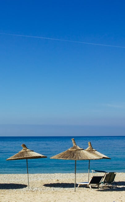 Himara Beach in Southern Albania