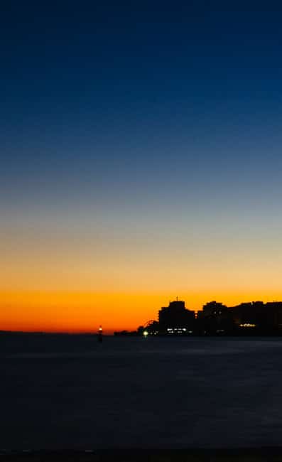 Sunset in Saranda