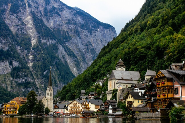 Hallstatt on the Lake in Austria