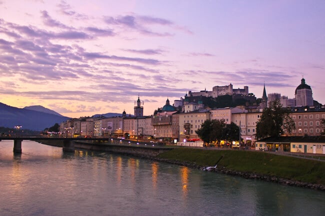 Sunrise in Salzburg