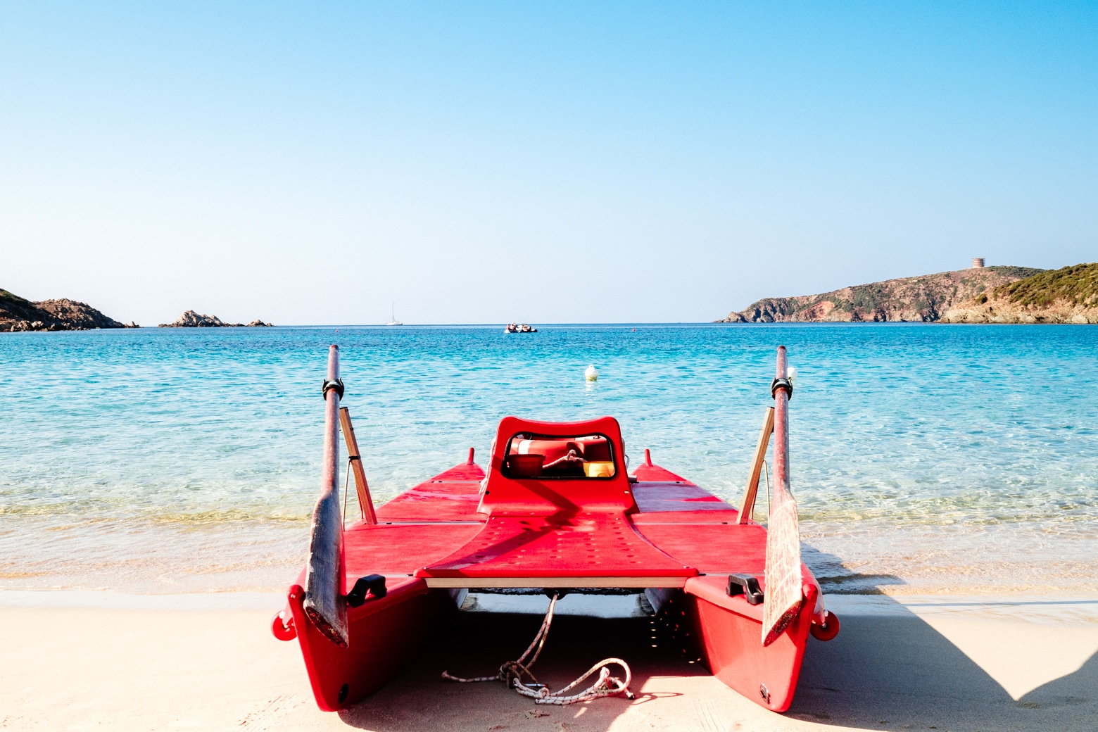 Tuerredda Red Paddle Boat