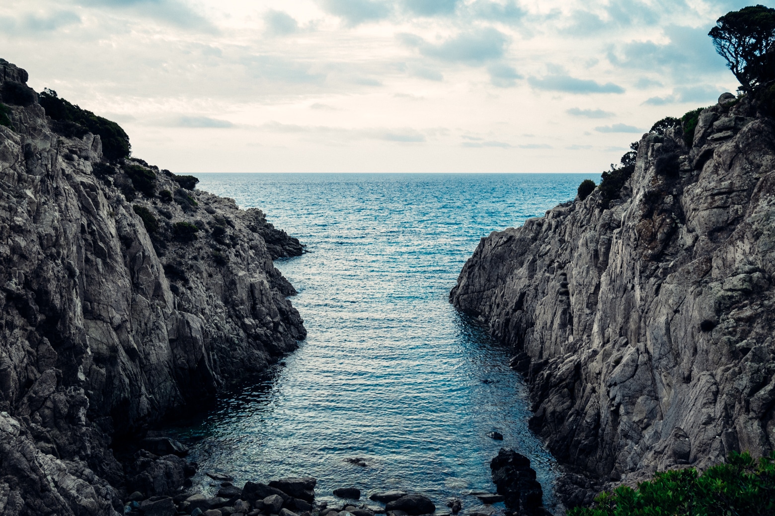 Stunning Rocky Coastline in Chia