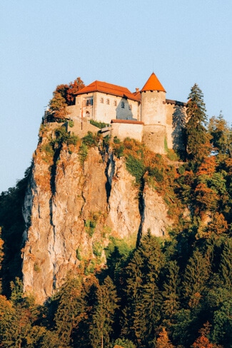 Bled Castle on the Cliff