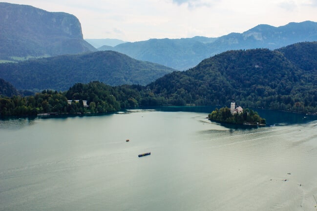 Lake Bled and the Alps