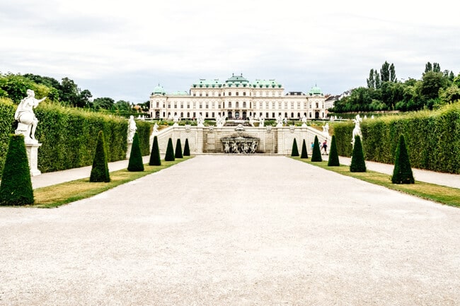 Belvedere Palace Vienna Austria