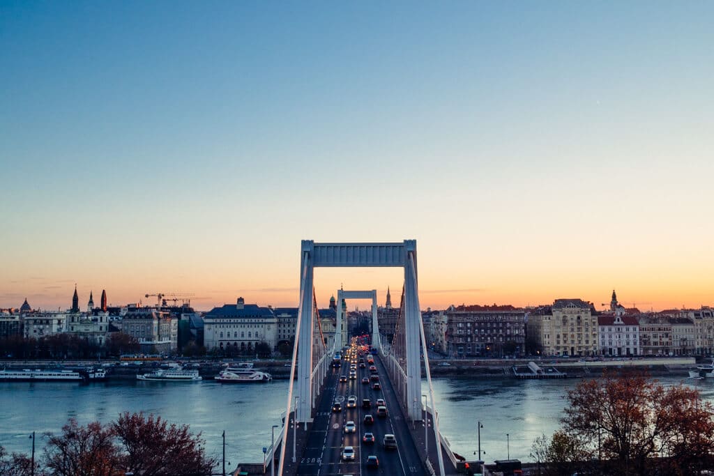 Elizabeth Bridge at Sunrise