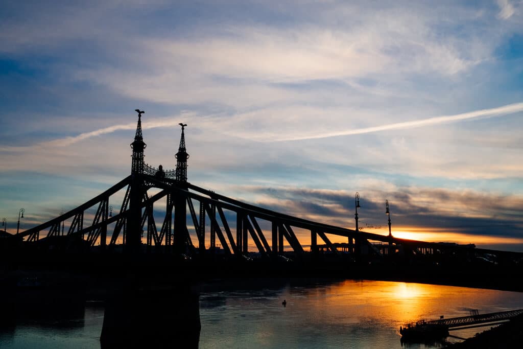 Liberty Bridge Sunrise