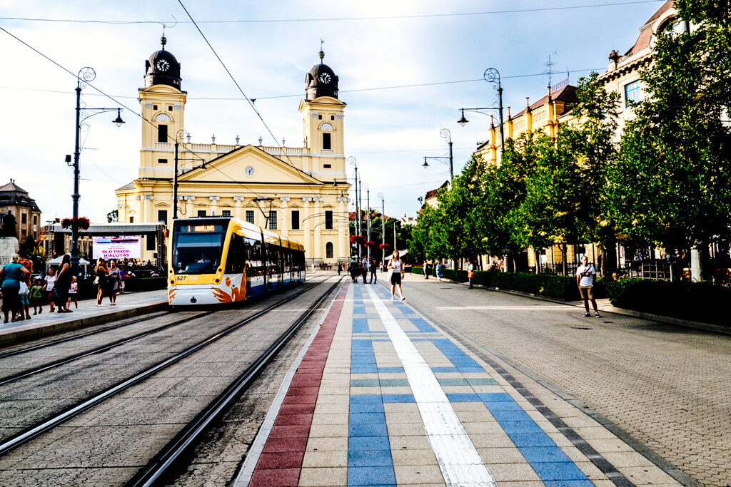 Debrecen Old Town and Tram