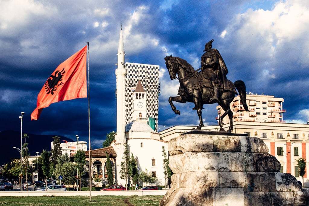 Skanderbeg Square in 2013