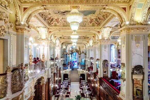 Inside New York Cafe: Budapest