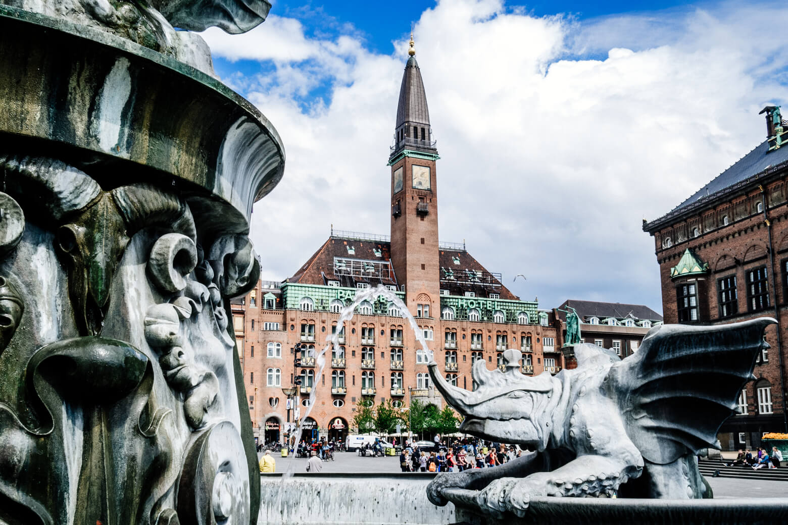 Fountain in Copenhagen, Denmark