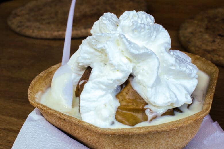 Baked Apples with Whipped Cream